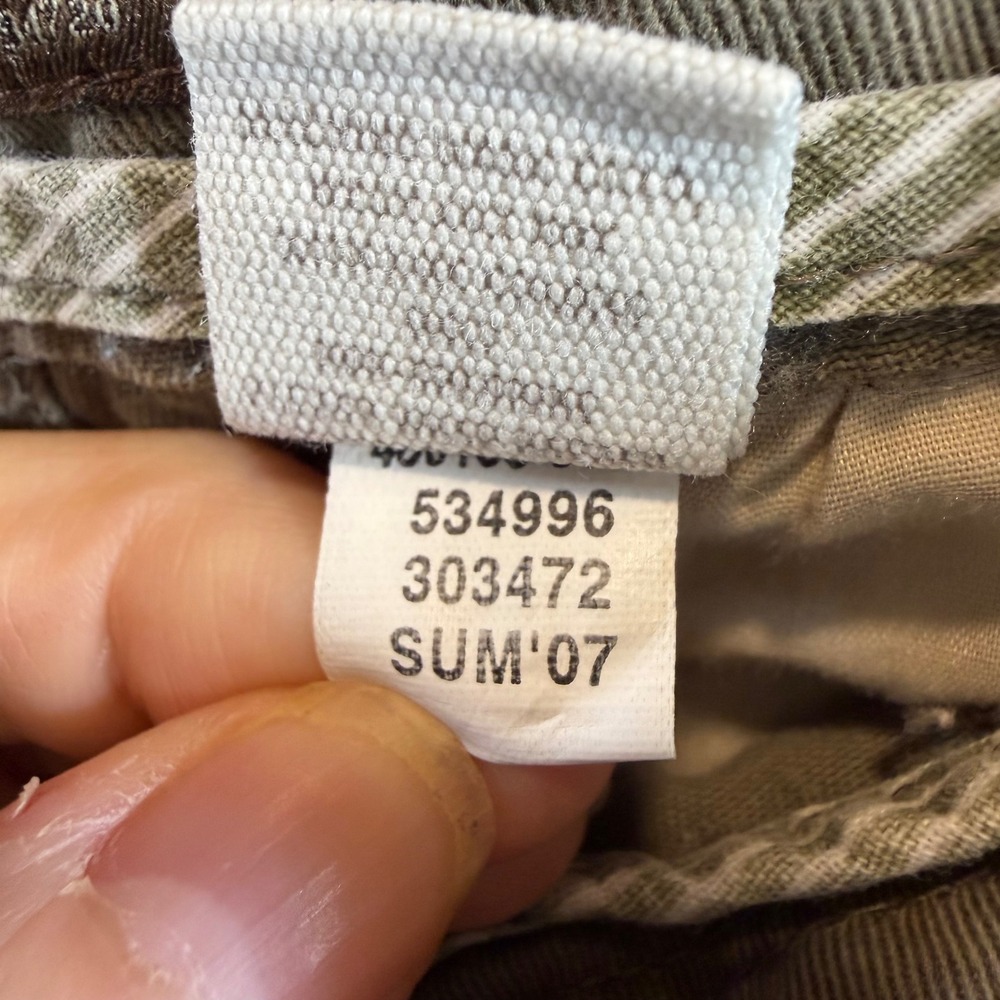 Old Navy Mens Vintage Khaki Shorts Tan Cotton Size 31 Gorpcore Dadcore Y2K - Picture 3 of 6